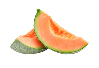 Wall Mural - cantaloupe melon isolated on transparent png