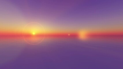 Wall Mural - horizon sea sunset