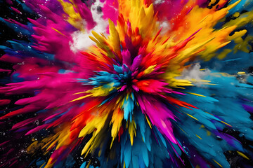 Poster - abstract colorful background