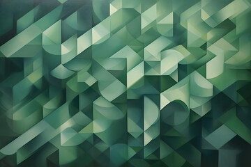 Sticker - abstract background with triangles