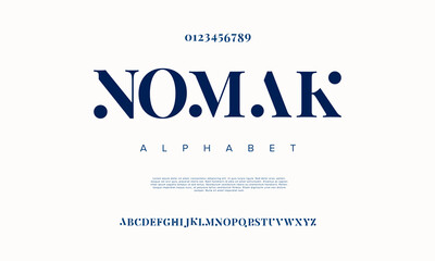 abstract digital technology logo font alphabet. minimal modern urban fonts for logo, brand etc. typo