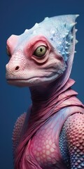 Wall Mural - alien lifeform from outer space made with generated ai