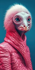 Wall Mural - alien lifeform from outer space made with generated ai