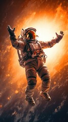 Wall Mural - astronaut exploring the universe