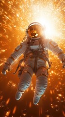 Wall Mural - astronaut exploring the universe