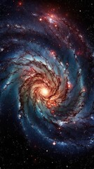 Wall Mural - galaxy in deep space