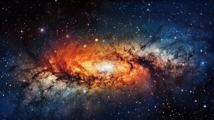 Wall Mural - Galaxy in deep space