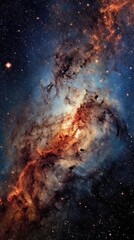 Wall Mural - galaxy in deep space