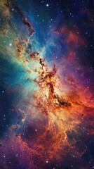 Wall Mural - galaxy in deep space