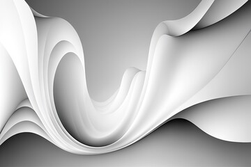 Wall Mural - Abstract Gray wavy background