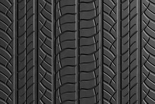 Black Car Tire Textured Pattern. Illustration As Design Element For Web Page Backgrounds And Slide Show Presentation Templates