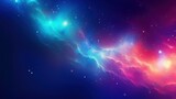 Fototapeta  - Colorful Abstract Background of the Galaxy in Purple and Blue Gradient. Generative AI illustration.