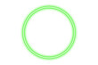 © Emre Akkoyun - Neon green circle frame png