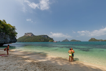 Wall Mural - Ang Thong National Marine Park,tropical paradise,Samui District, Suratthani, Thailand