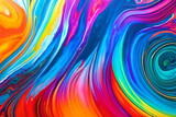 Fototapeta Kuchnia -  abstract background with swirling, vibrant colors blending together, creating a sense of movement and energy