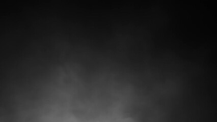 Canvas Print - dark smoke loop slow motion animation background.