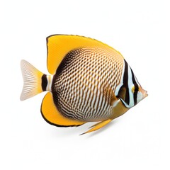 Poster - Butterfly fish isolated. Illustration AI Generative.