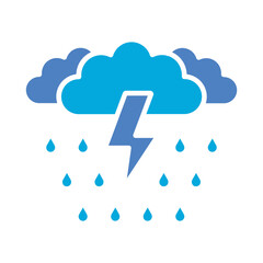 Sticker - Rain Storm Icon