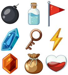 Sticker - Set of game elements