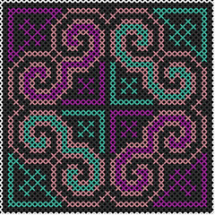 hand-woven fabrics are unique to the local culture of northern thailand. v.01