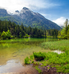 Wall Mural - Hintersee lake in Bavaria, Germany