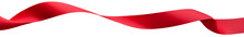 Red Ribbon Isolated On Transparent Or White Background, Png