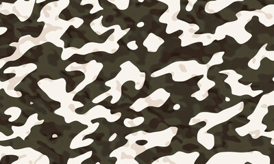 Seamless wide fashion military camo pattern texture