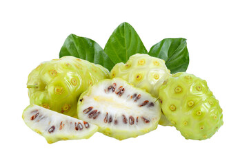 Wall Mural - Noni fruit on  transparent png