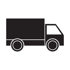 Canvas Print - truck icon vector