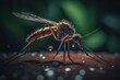 mosquito close-up virus ecology generative ai