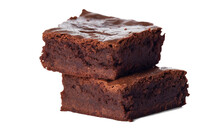 Brownie Isolated On Transparent Or White Background, Png