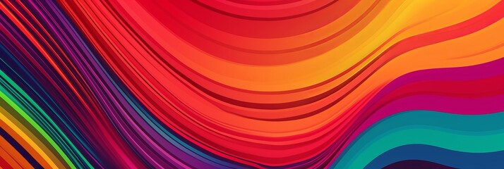 Wall Mural - abstract colorful background, abstract colorful background with lines, background with vibrant colors, Generative AI