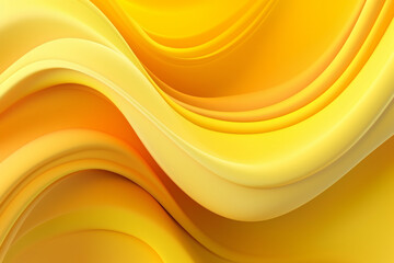 Canvas Print - Trendy Wave Gradient Background. Ai generative