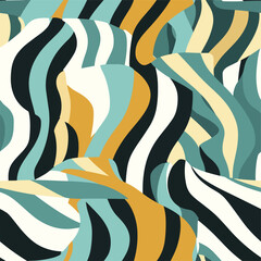 Sticker - Seamless Colorful Abstract Zebra Pattern.

Seamless pattern of Abstract Zebra in colorful style. Add color to your digital project with our pattern!