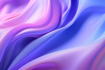 Sticker - Trendy Wave Gradient Background. Ai generative