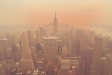 Fototapeta  - New York City Covered in Smoke from Bushfire