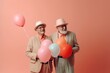 © ArtCraft - A married couple of gay pensioners who are happy in love. Generative AI