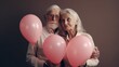 © ArtCraft - A married couple of pensioners who are happy in love. Generative AI