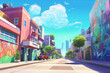 cool anime town