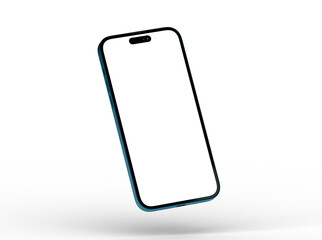 Sticker - Mockup - All-screen smartphone mockup isolated 3d