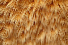 A Close Up Of A Textured Orange Fur Texture Background Generative AI