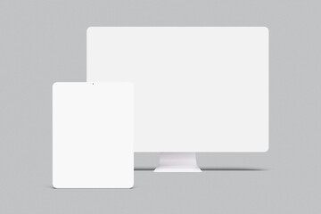 Wall Mural - Multi device blank mockup