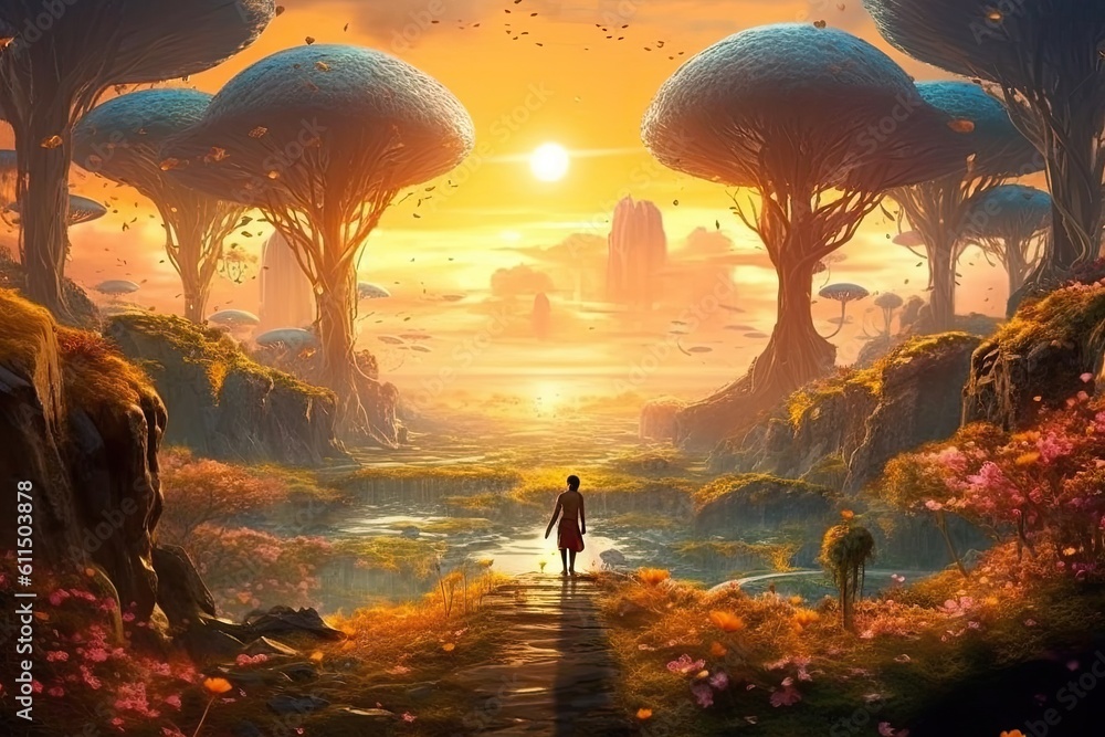 Immerse in the realm of fantasy with magical landscapes and enchanting ...