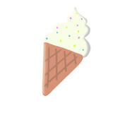 Fototapeta Dinusie - ice cream cone