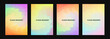 © AchmadChoirul - Colorful cloud cover design set