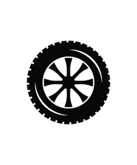 Poster - tire icon, vector best flat icon.