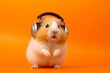 Hamster music headphones. Generate Ai