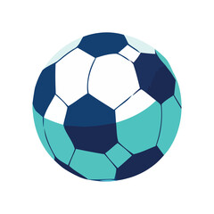 Sticker - Soccer ball symbolizes success in competitive sport