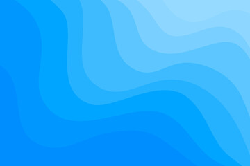 Wall Mural - blurb wave ocean summer background sea coast water vector wallpaper abstract gradient blue color cur