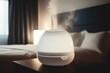 Bedroom humidifier table. Generate Ai